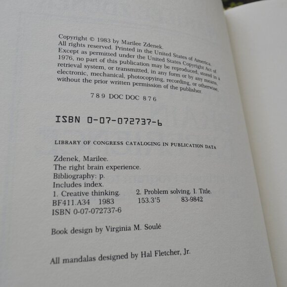The Right Brain Experience An Intimate Program to Free the Powers of Your Imagi - Picture 3 of 3